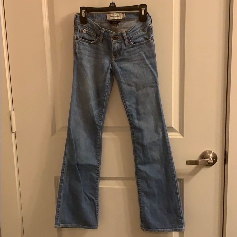 Abercrombie kids girls jeans boot cut jeans